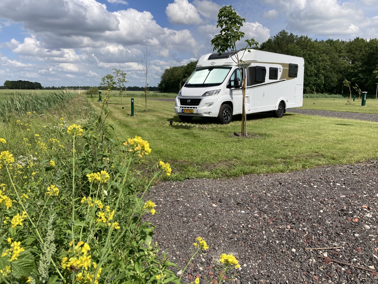 Overzicht Camperplaats De Flint